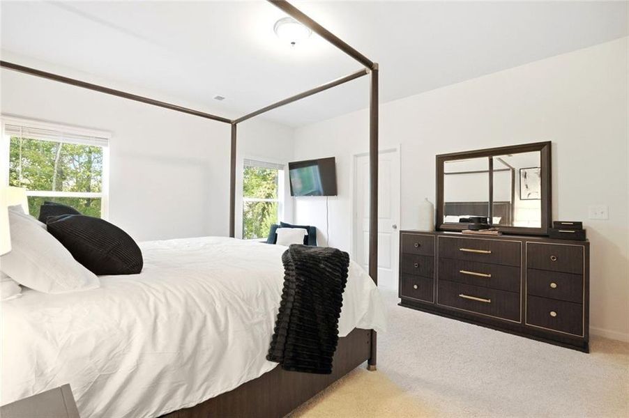 Furnished interior view inside a new home in , Sugar Hill (Image 10). Furnished interior view inside a new home in , Sugar Hill (Image 10).