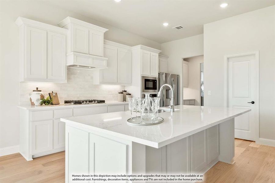 Furnished interior view inside a new home in Sunrise at Garden Valley, Waxahachie (Image 11).