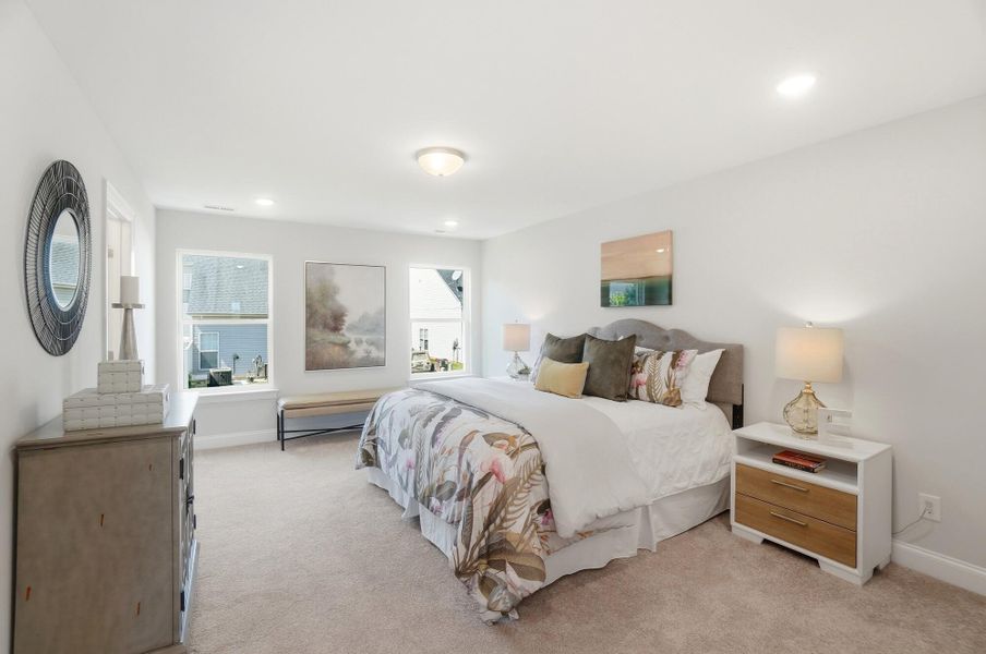 Furnished interior view inside a new home in Harrisburg Village Townhomes, Harrisburg (Image 18).