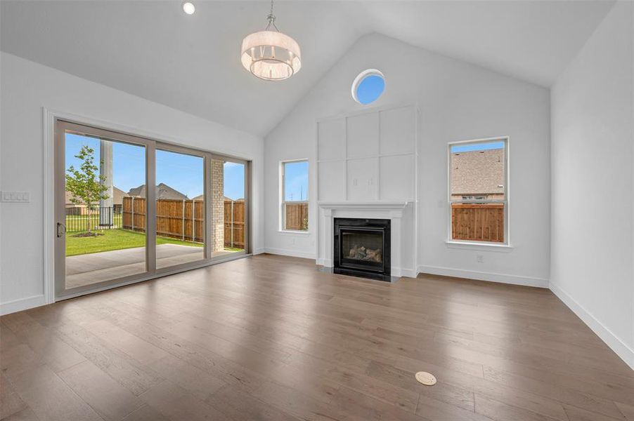 Spacious, unfurnished interior of a new home in Wellington, Haslet (Image 25).