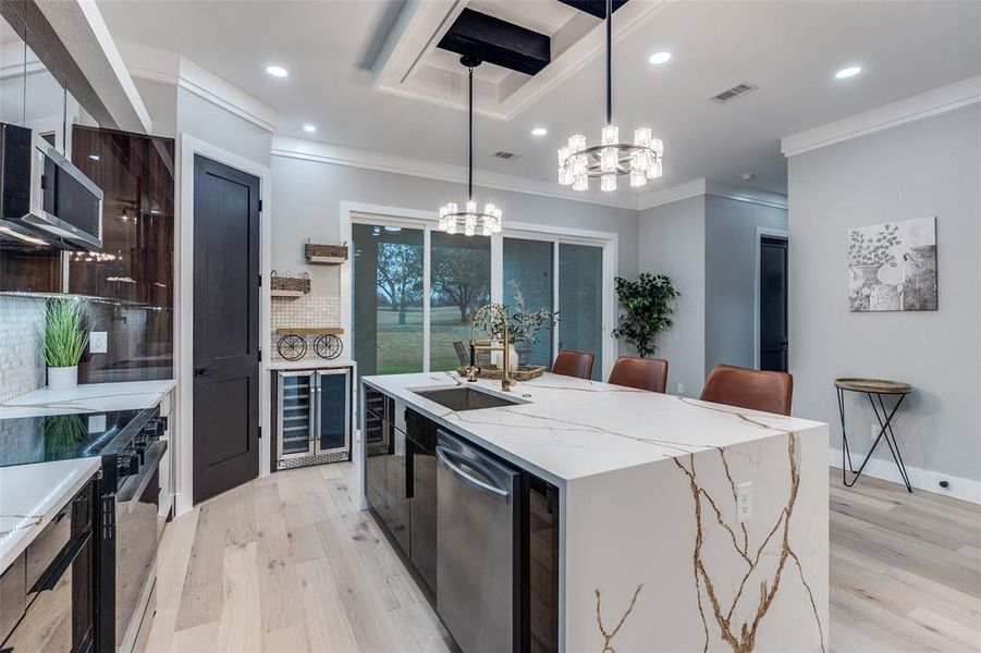 Furnished interior view inside a new home in , Whitney (Image 14).