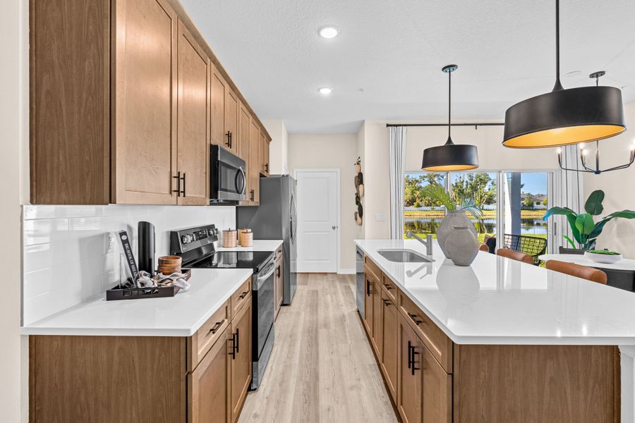Furnished interior view inside a new home in Shenandoah Reserve, Orlando (Image 9).