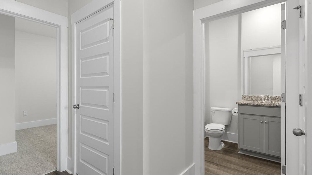 Furnished interior view inside a new home in The Haven at Indigo Preserve, Leland (Image 14).