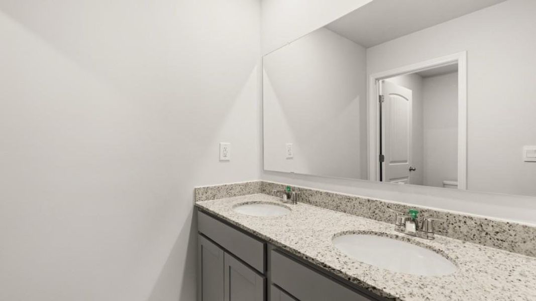 Close-up of interior finishes inside a home in Oaks at Cedar Grove, Fairburn (Image 11).