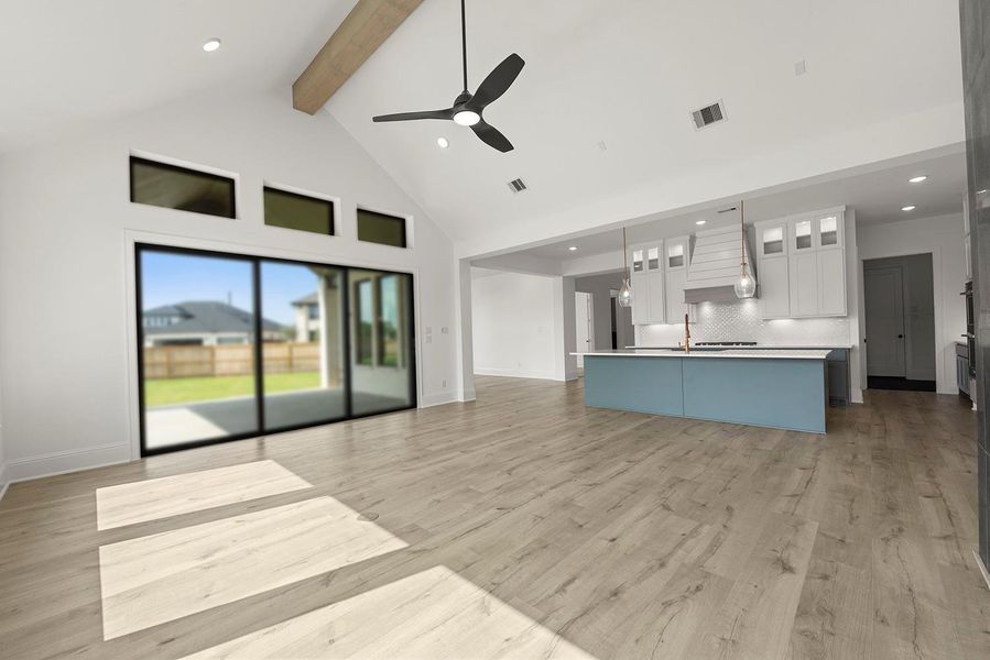 Spacious, unfurnished interior of a new home in Meridiana 80', Manvel (Image 15). Spacious, unfurnished interior of a new home in Meridiana 80', Manvel (Image 15).