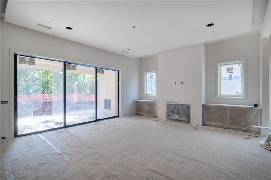 In-progress construction of a new home in , Brookhaven, GA (Image 3).