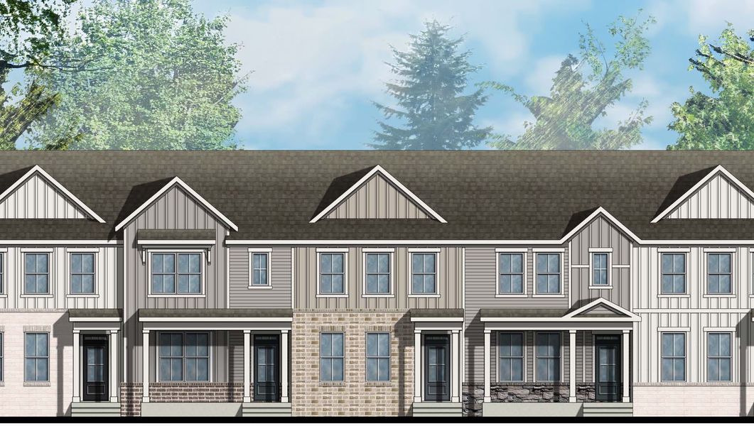 Representative rendering of the exterior for the Addington by D.R. Horton (Image 3). Representative rendering of the exterior for the Addington by D.R. Horton (Image 3).