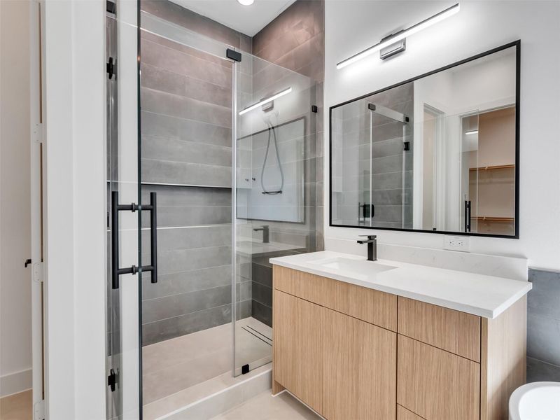 Furnished interior view inside a new home in , Houston (Image 19).