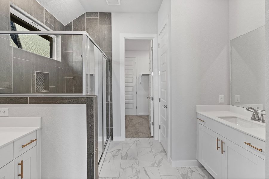 Furnished interior view inside a new home in Lariat, Liberty Hill (Image 18).