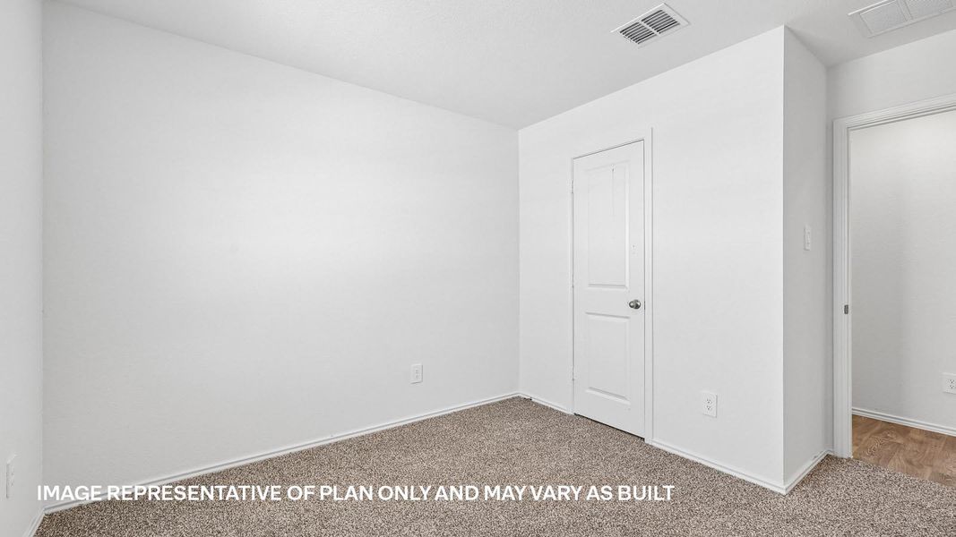 Representative unfurnished interior of a home built from the The Darcy by D.R. Horton in Marigold, Kyle (Image 13).