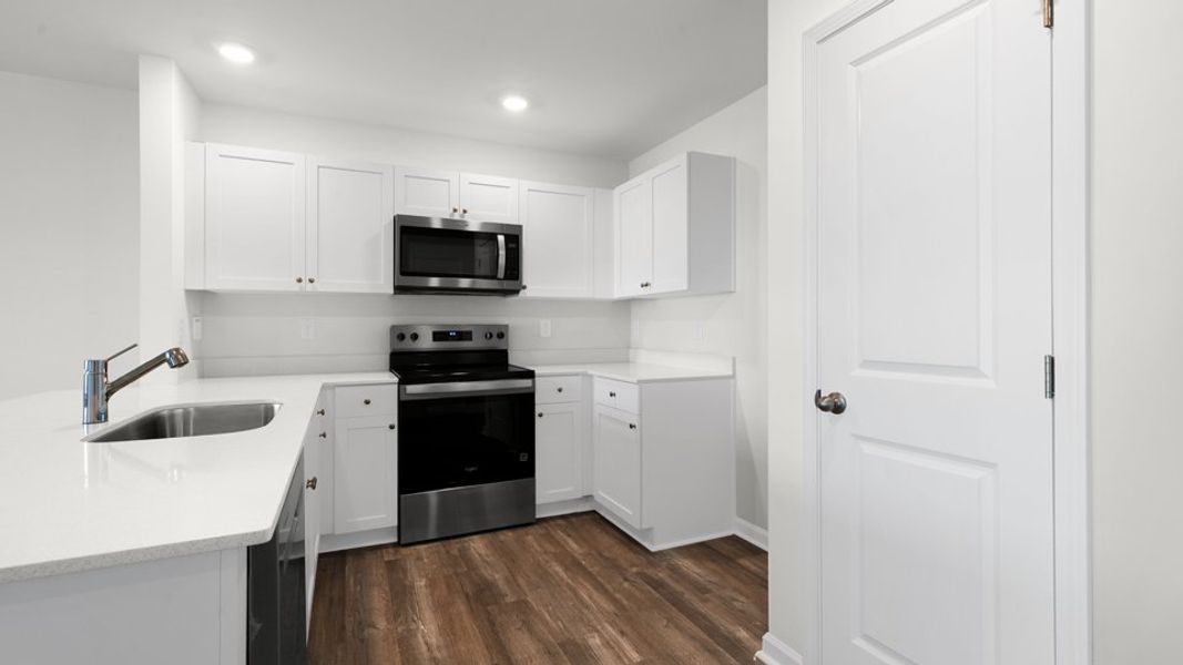 Furnished interior view inside a new home in The Townes at Belle Grove, Wendell (Image 7).