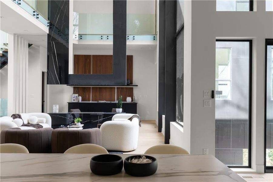 Furnished interior view inside a new home in , Atlanta (Image 13).