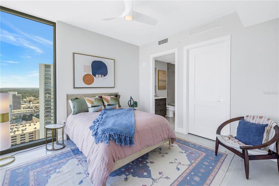 Furnished interior view inside a new home in , St. Petersburg (Image 25).