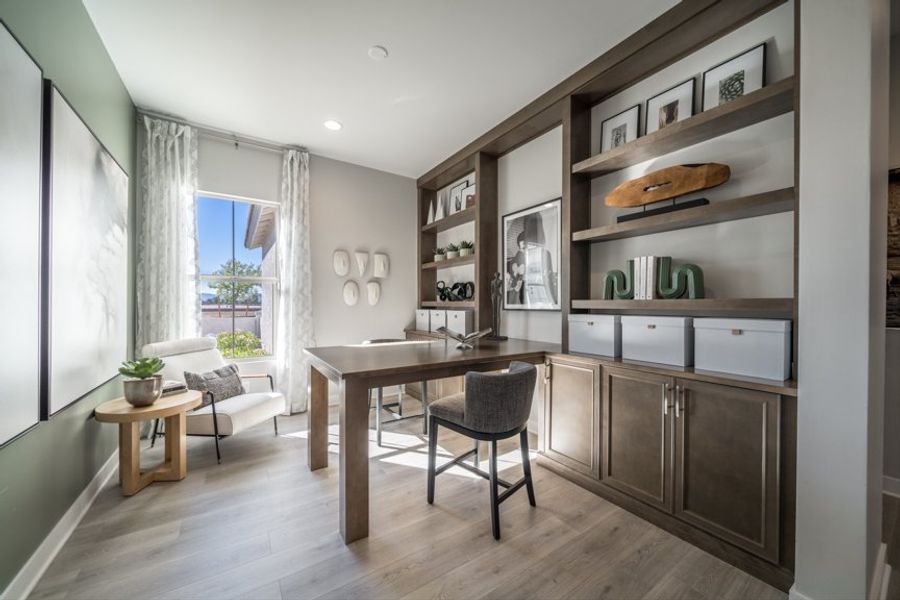 Furnished interior view inside a new home in Legado, Queen Creek (Image 11).