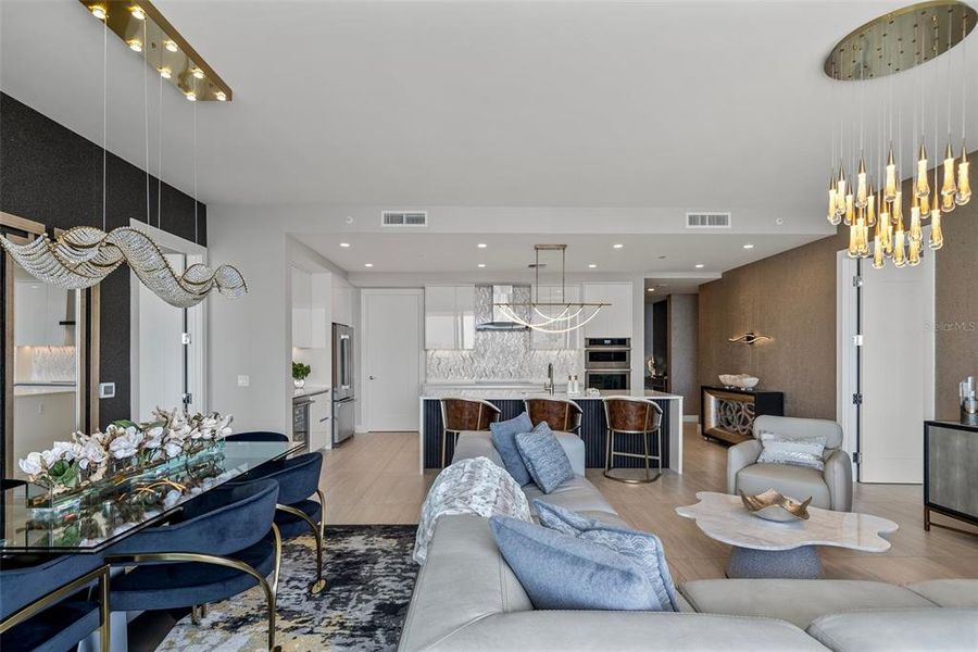 Furnished interior view inside a new home in , Sarasota (Image 33).