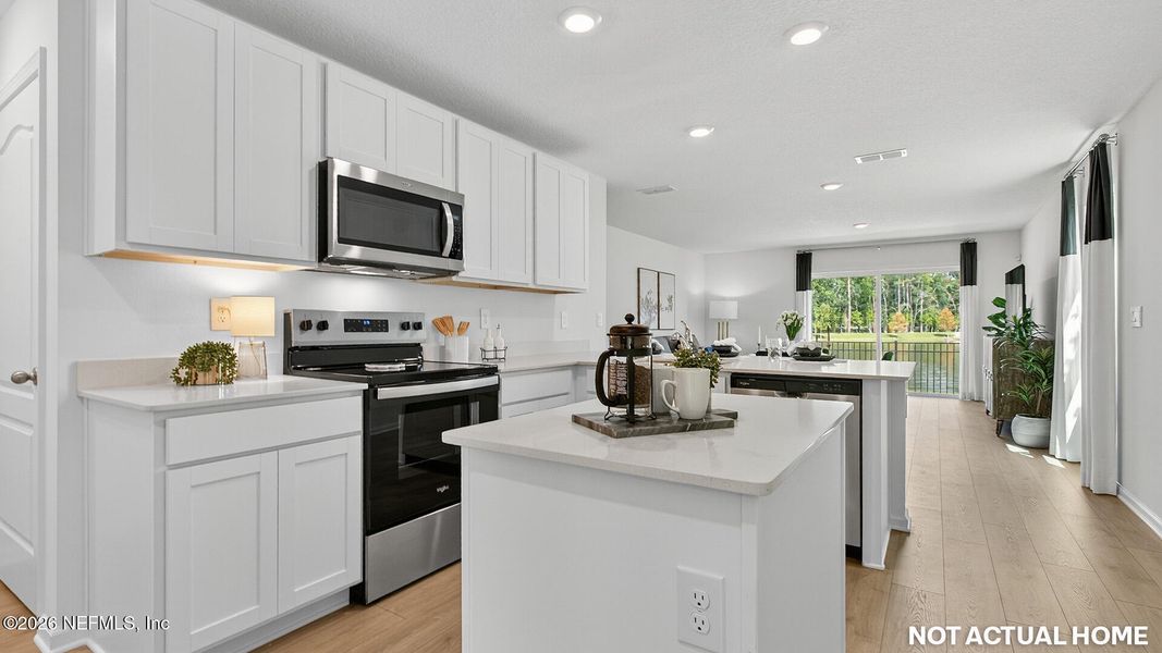 Furnished interior view inside a new home in Trout River, Jacksonville (Image 10).