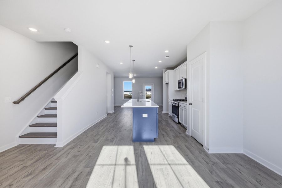 Furnished interior view inside a new home in Westpark at Cane Bay, Summerville (Image 9). Furnished interior view inside a new home in Westpark at Cane Bay, Summerville (Image 9).
