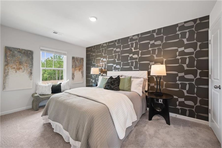 Furnished interior view inside a new home in Walden Park – The Collection, Jonesboro (Image 11).