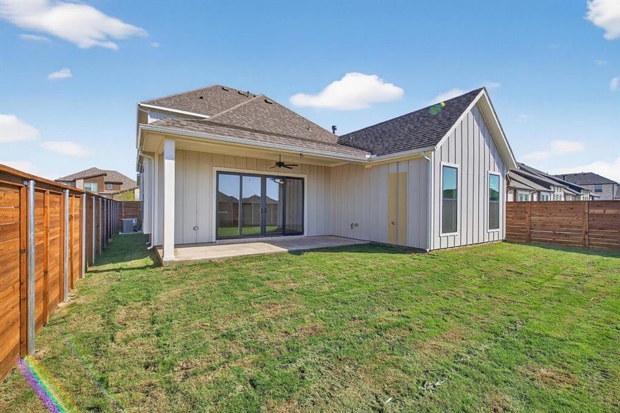 Exterior details and patio area of a home in Solterra, Mesquite (Image 18). Exterior details and patio area of a home in Solterra, Mesquite (Image 18).