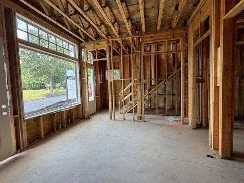 In-progress construction of a new home in , Senoia, GA (Image 39).