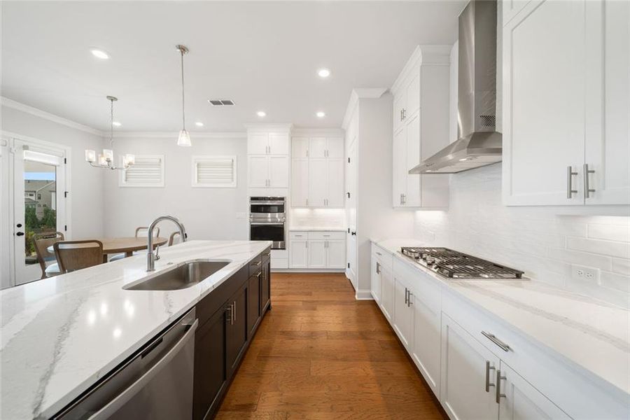 Furnished interior view inside a new home in , Buford (Image 9). Furnished interior view inside a new home in , Buford (Image 9).