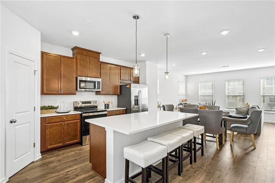Furnished interior view inside a new home in Rosewood Farm, Lawrenceville (Image 15).