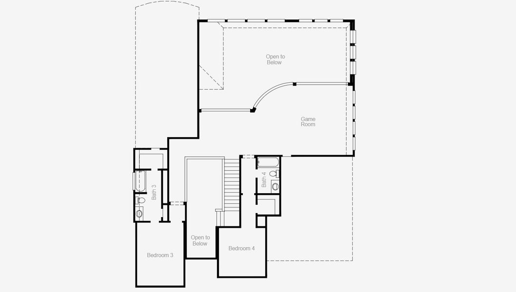 2D floor plan layout for the Briggs by Coventry Homes in Valencia 60', Manvel, TX (Image 25). 2D floor plan layout for the Briggs by Coventry Homes in Valencia 60', Manvel, TX (Image 25).