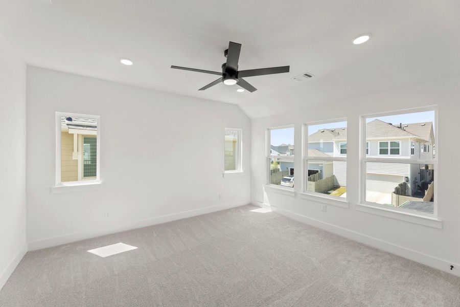 Spacious, unfurnished interior of a new home in Terrace Collection at Harvest, Argyle (Image 19).