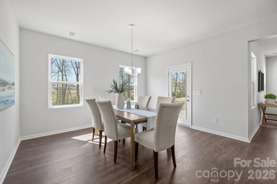 Furnished interior view inside a new home in McFarland Estates, York (Image 13).