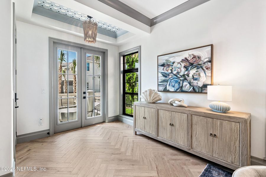 Furnished interior view inside a new home in , Palm Coast (Image 78).