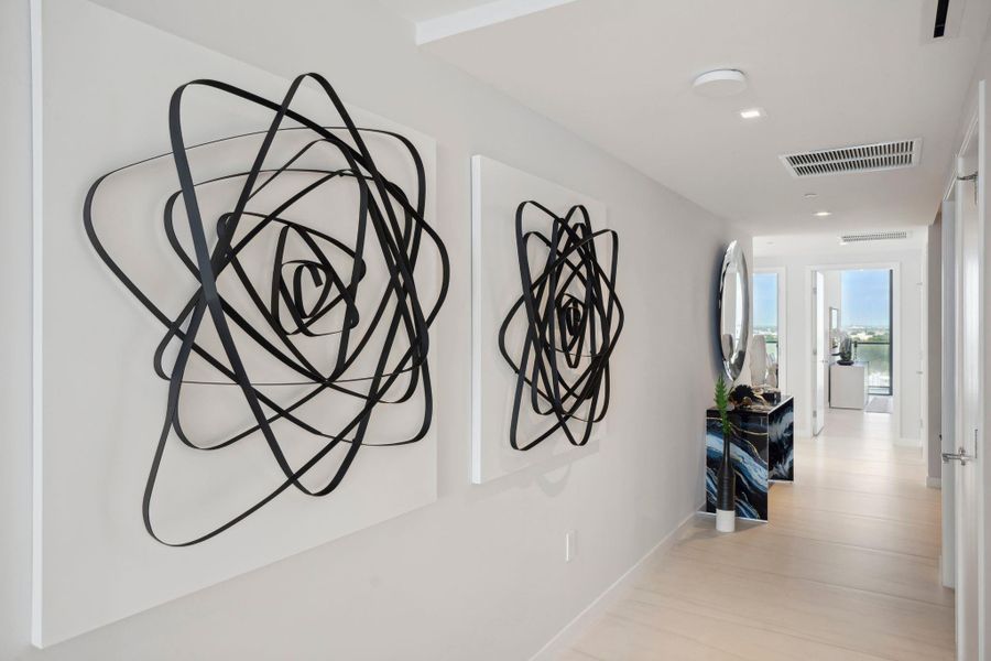 Furnished interior view inside a new home in , Pompano Beach (Image 6). Furnished interior view inside a new home in , Pompano Beach (Image 6).