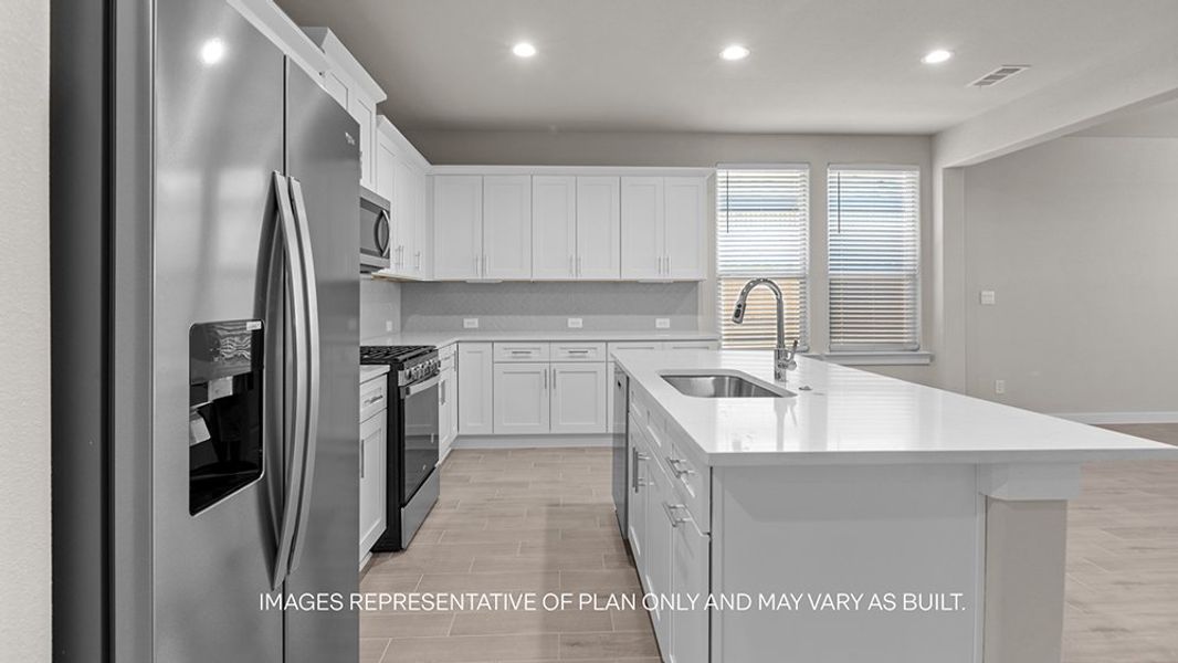 Furnished interior view inside a new home in Westmont, Lubbock (Image 3).