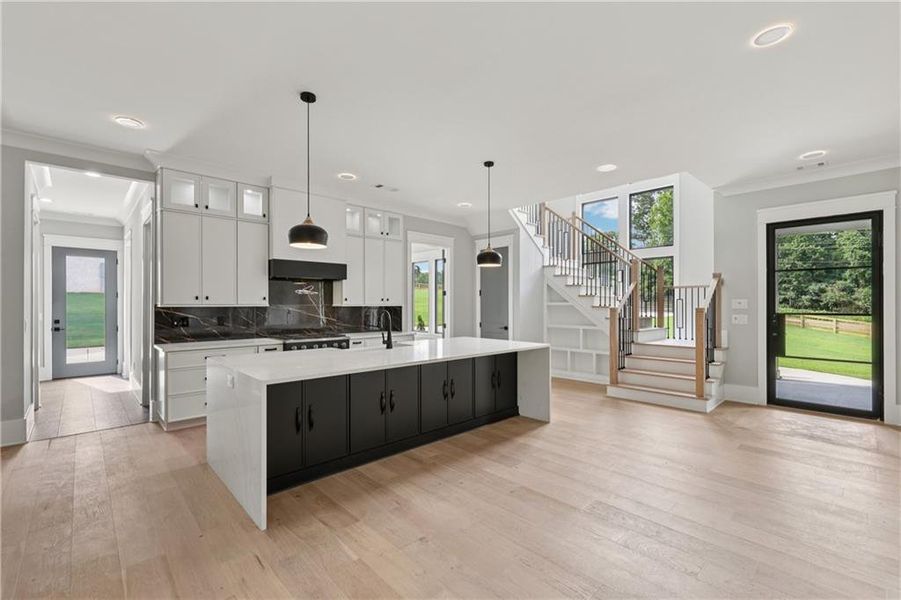 Furnished interior view inside a new home in , Braselton (Image 7).