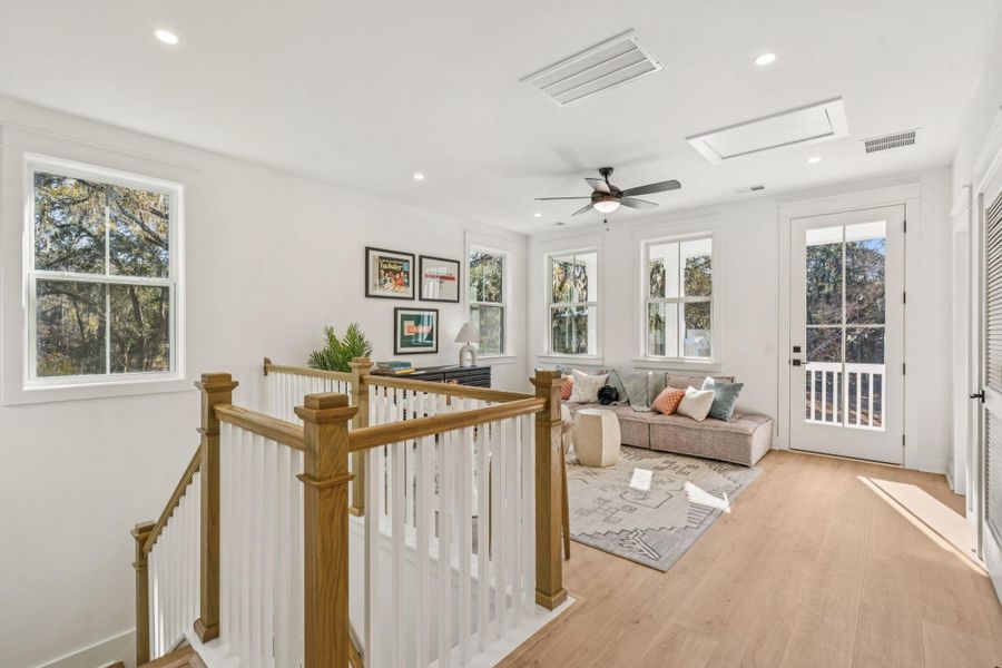 Furnished interior view inside a new home in Miller's Crossing, Johns Island (Image 33).