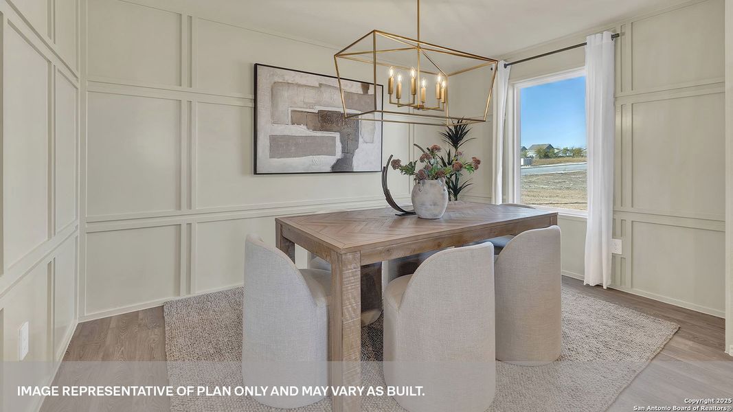 Furnished interior view inside a new home in Sunset Oaks, Maxwell (Image 7).
