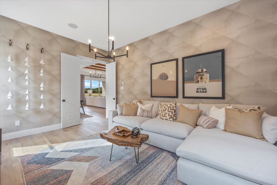 Furnished interior view inside a new home in Anna Town Square, Anna (Image 14).