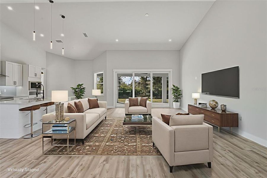 Furnished interior view inside a new home in , Rotonda West (Image 11).