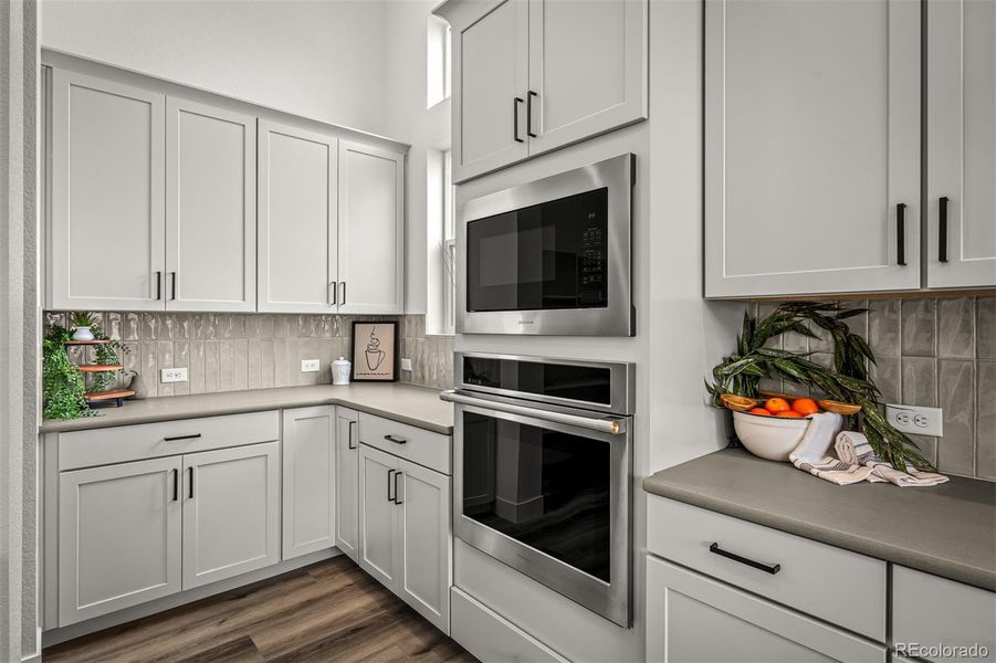 Furnished interior view inside a new home in Cloverleaf - Pinnacle Collection, Monument (Image 27).