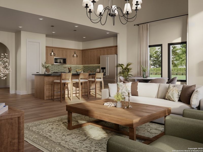 Furnished interior view inside a new home in Vista Ridge, Live Oak (Image 9).