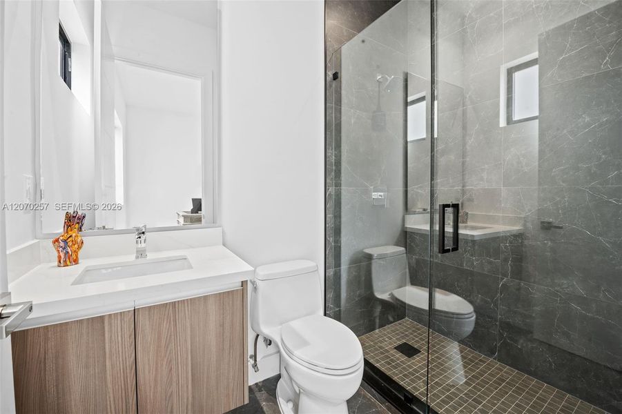 Furnished interior view inside a new home in , Miami (Image 13).