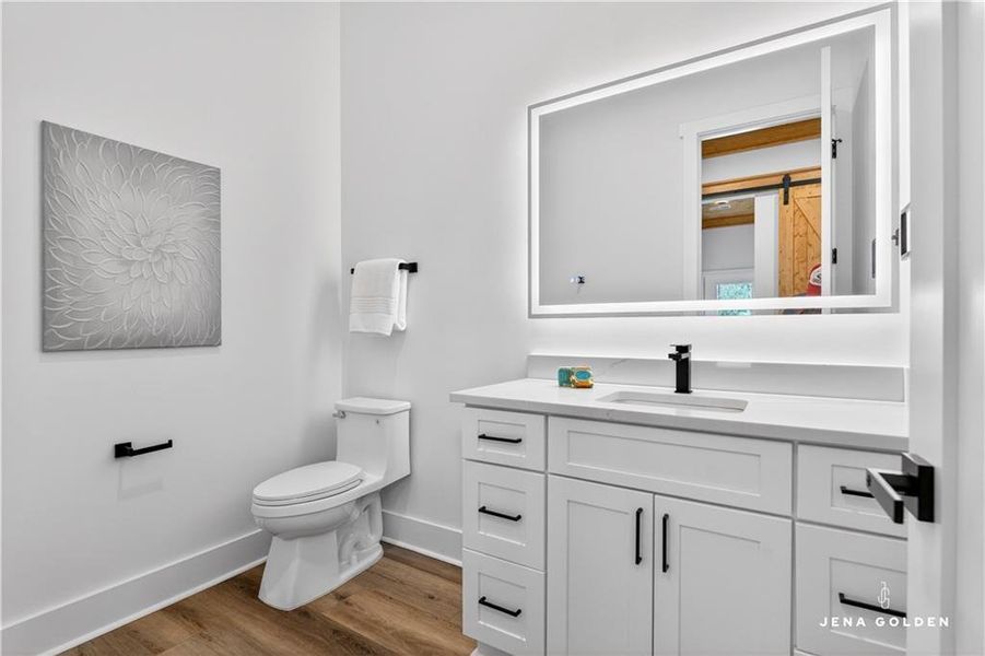 Furnished interior view inside a new home in , Dahlonega (Image 17).