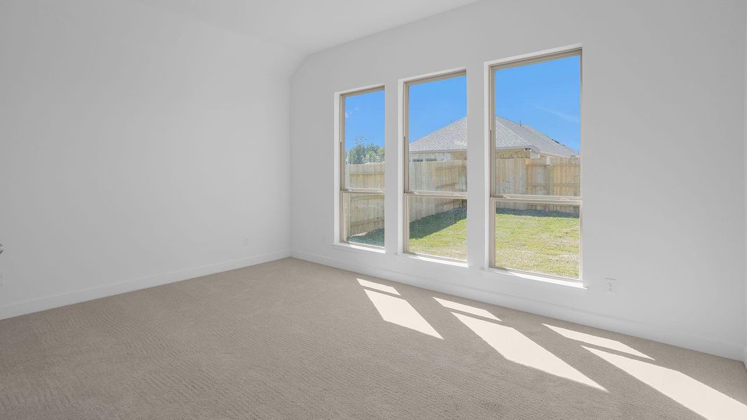 Spacious, unfurnished interior of a new home in Grand Central Park 45', Conroe (Image 12). Spacious, unfurnished interior of a new home in Grand Central Park 45', Conroe (Image 12).