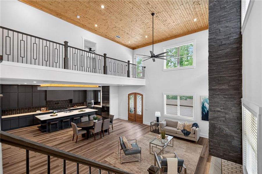 Furnished interior view inside a new home in , Dahlonega (Image 10).