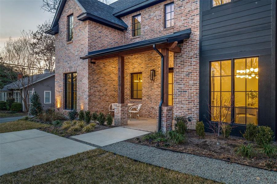 Exterior details and patio area of a home in , Dallas (Image 26). Exterior details and patio area of a home in , Dallas (Image 26).