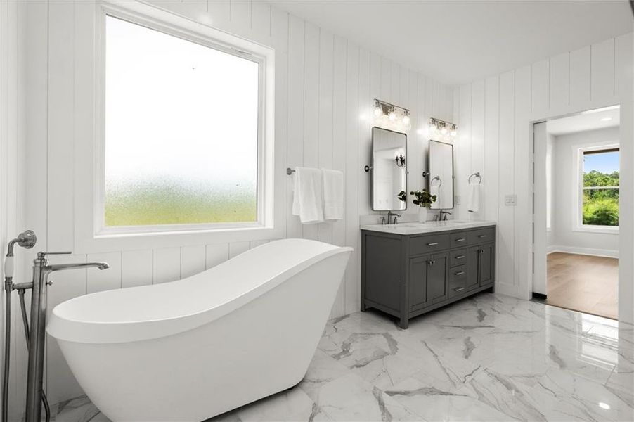 Furnished interior view inside a new home in , Canton (Image 19).