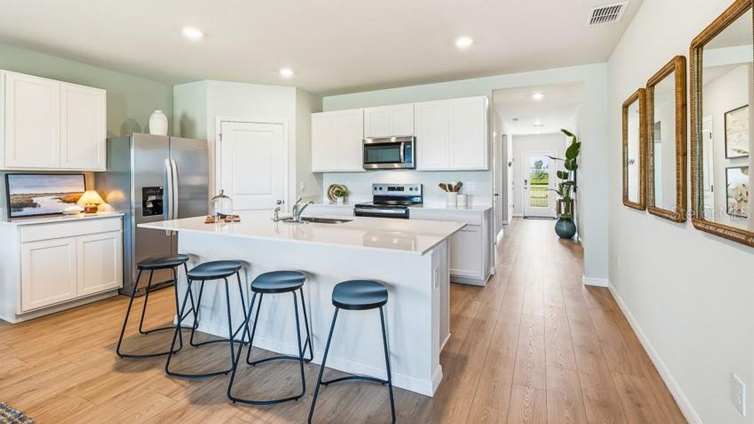 Furnished interior view inside a new home in Bella Lago, Parrish (Image 8).