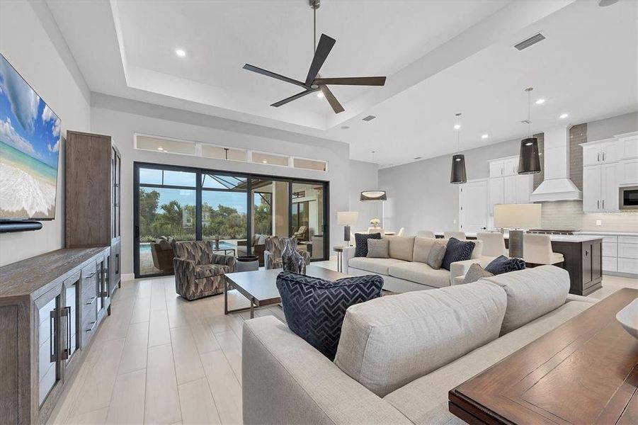 Furnished interior view inside a new home in , Lakewood Ranch (Image 37).