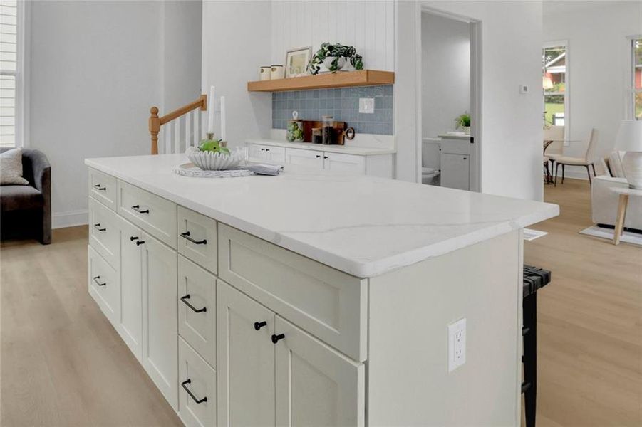 Furnished interior view inside a new home in , Atlanta (Image 7).