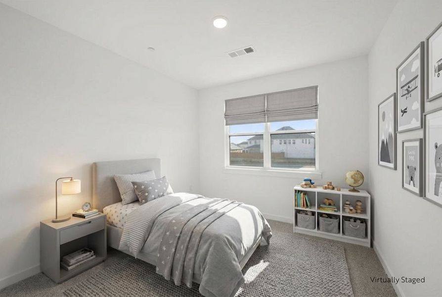 Furnished interior view inside a new home in Wildridge, Oak Point (Image 18).