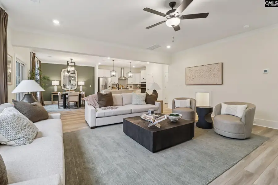Furnished interior view inside a new home in Boykin Hills, Chapin (Image 3).